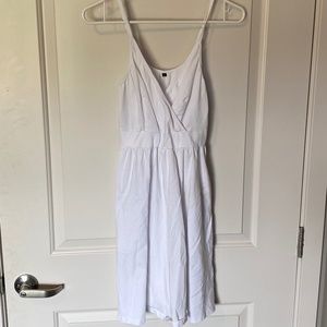 White Dress WITH POCKETS